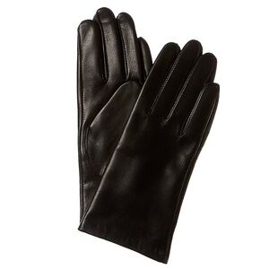 Phenix NWT Size Small Cashmere Lined Black Leather Gloves